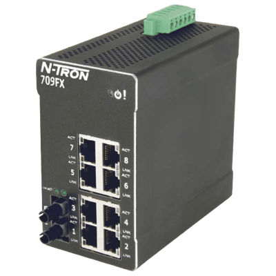 Red Lion Industrial Ethernet Switch, 709FX